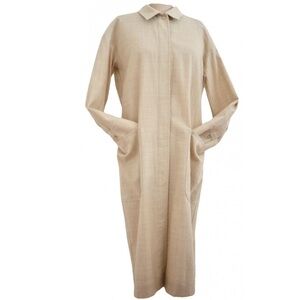 COS wool light weight coat/button up dress